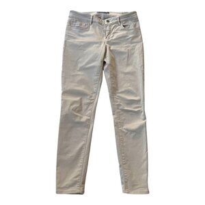 Massimo Dutti cream tone skinny fit jeans size 6